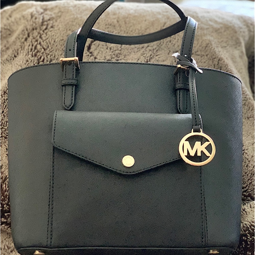 Michael Kors Leather tote, Black